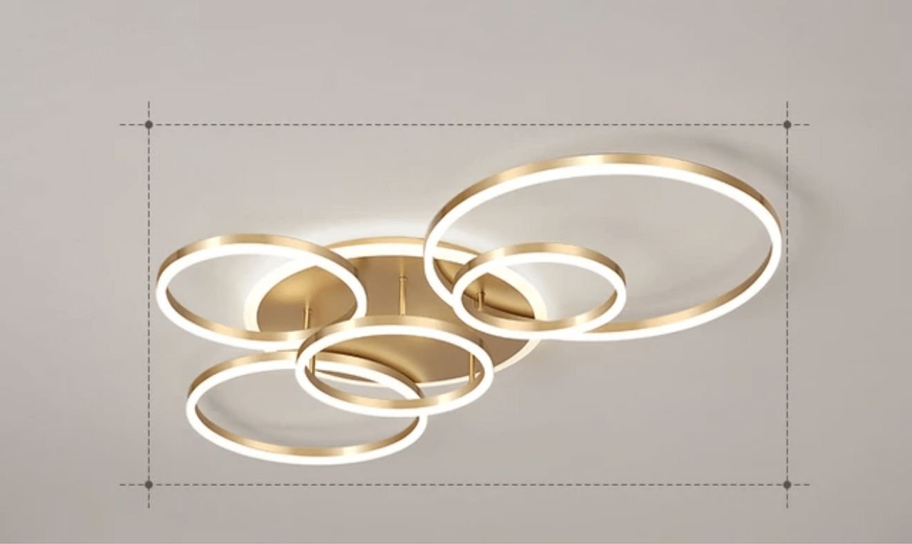Interlocking LED Rings Ceiling Light - view 16