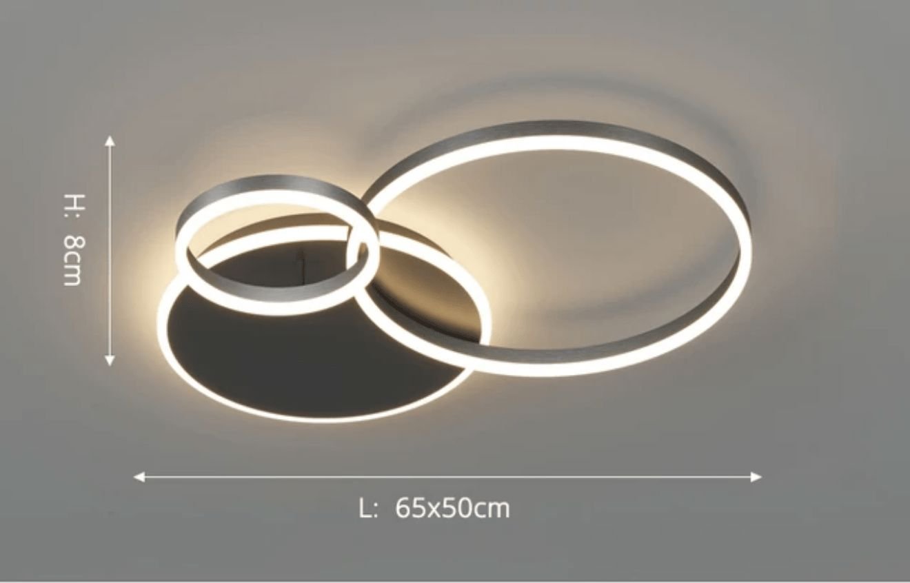 Interlocking LED Rings Ceiling Light - view 19