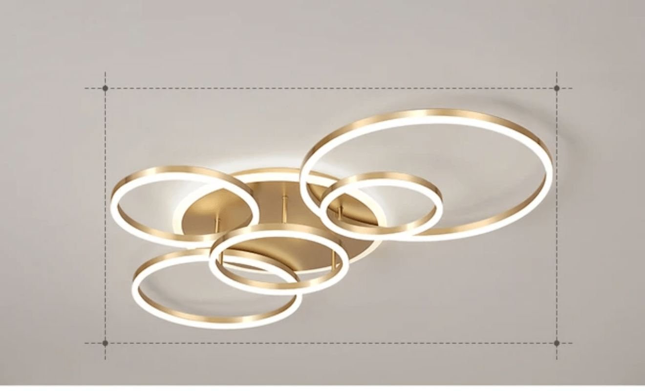 Interlocking LED Rings Ceiling Light - view 23