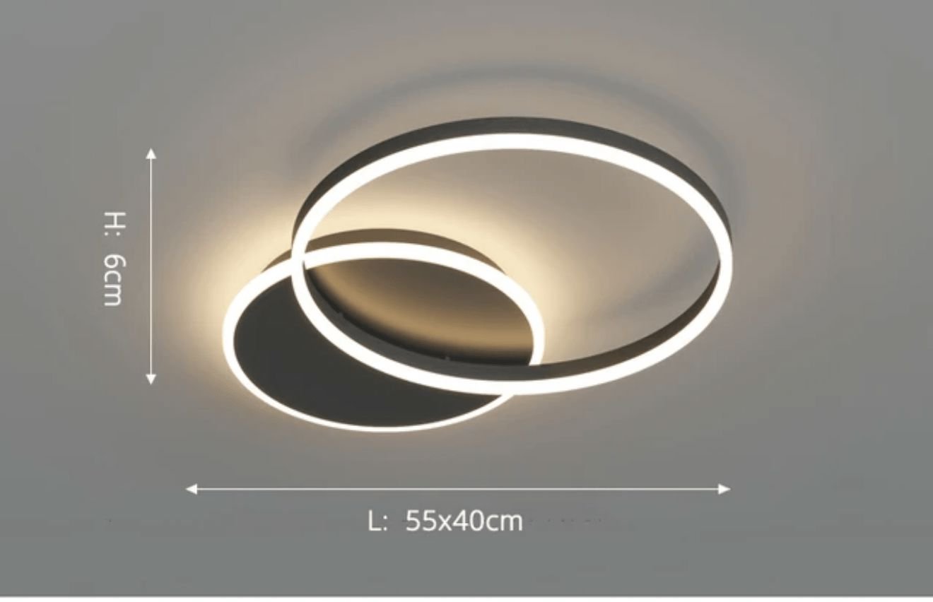 Interlocking LED Rings Ceiling Light - view 27