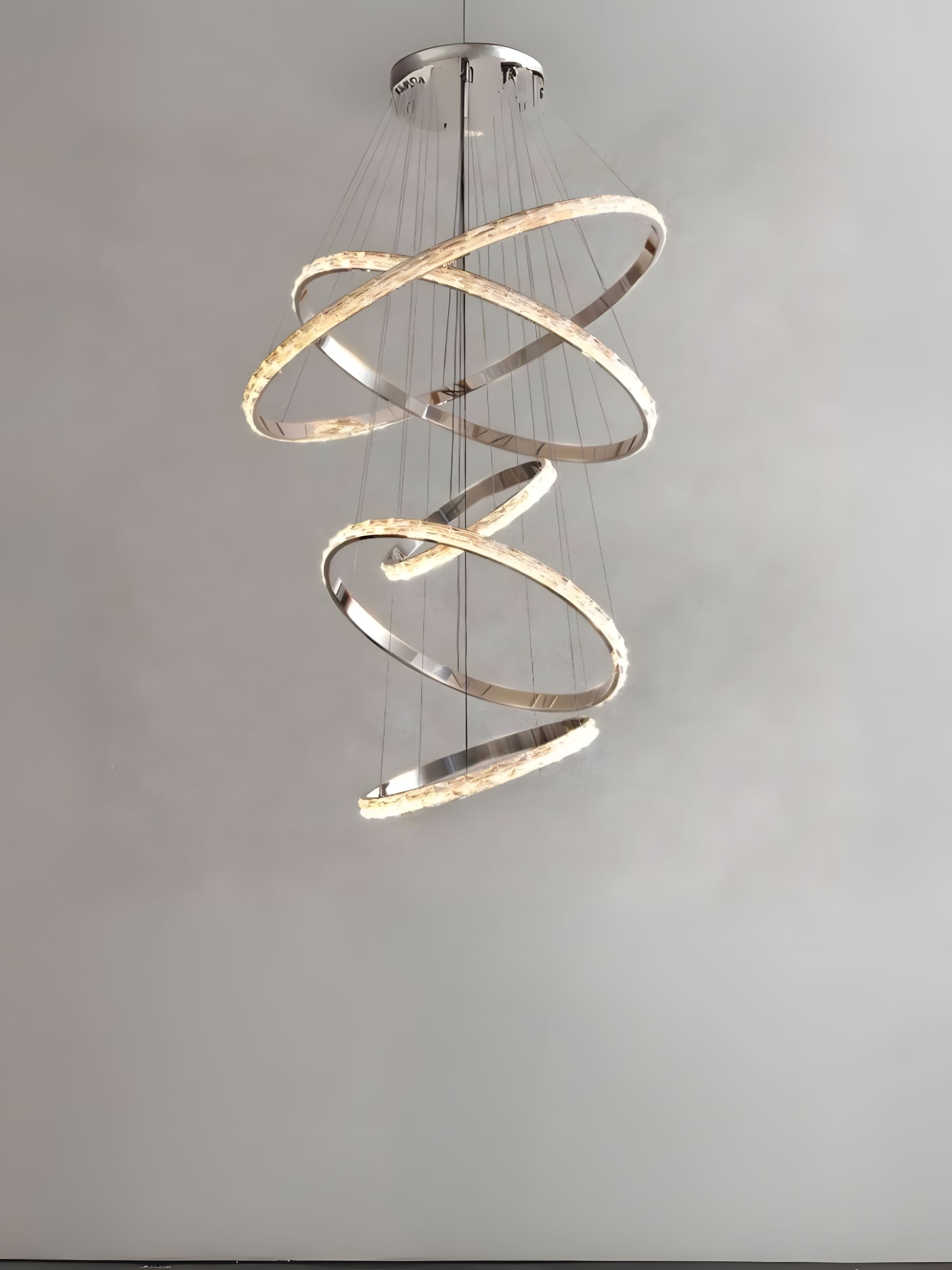 Interlocking Rings Crystal Chandelier - view 18