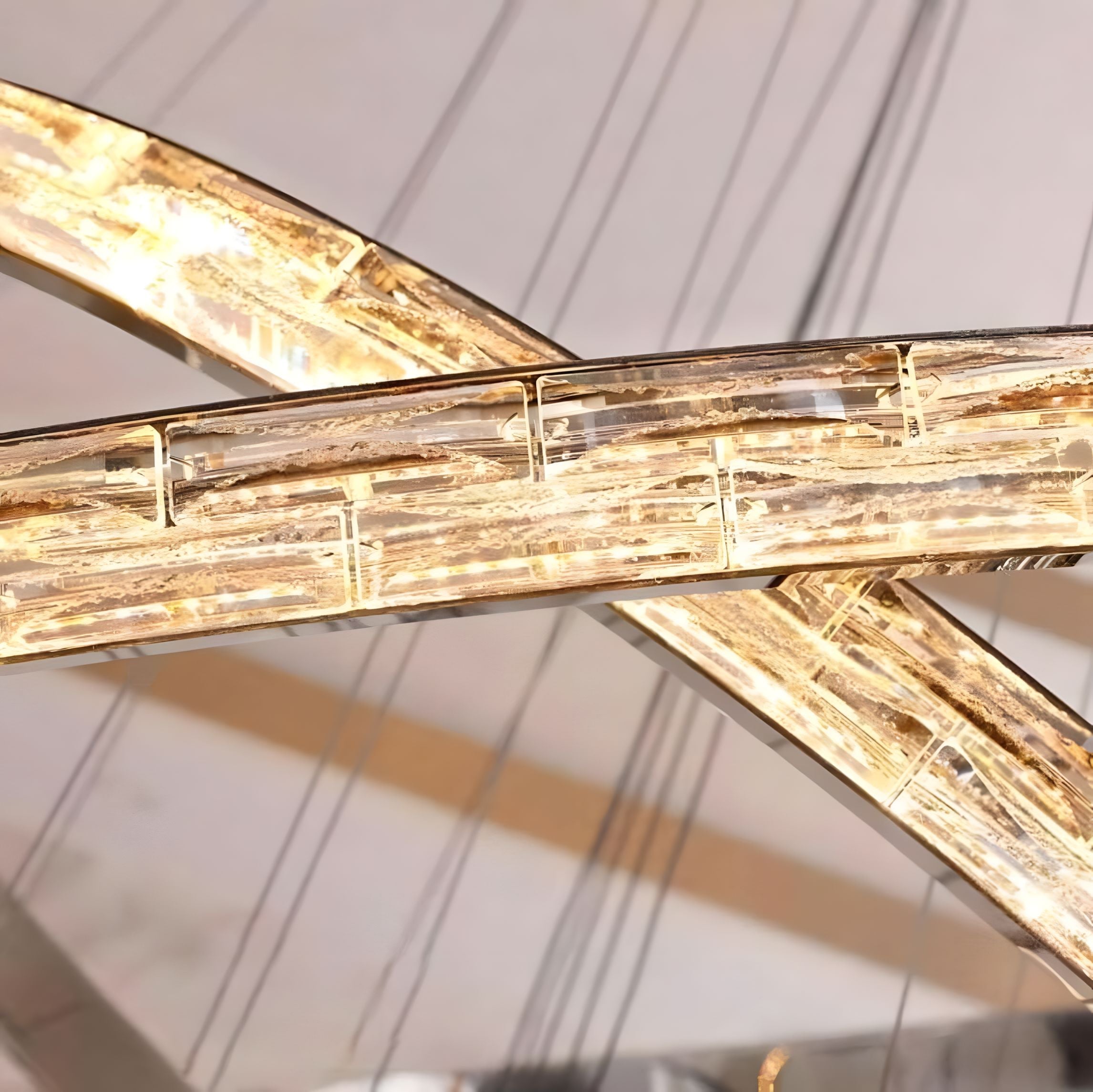 Interlocking Rings Crystal Chandelier - view 22