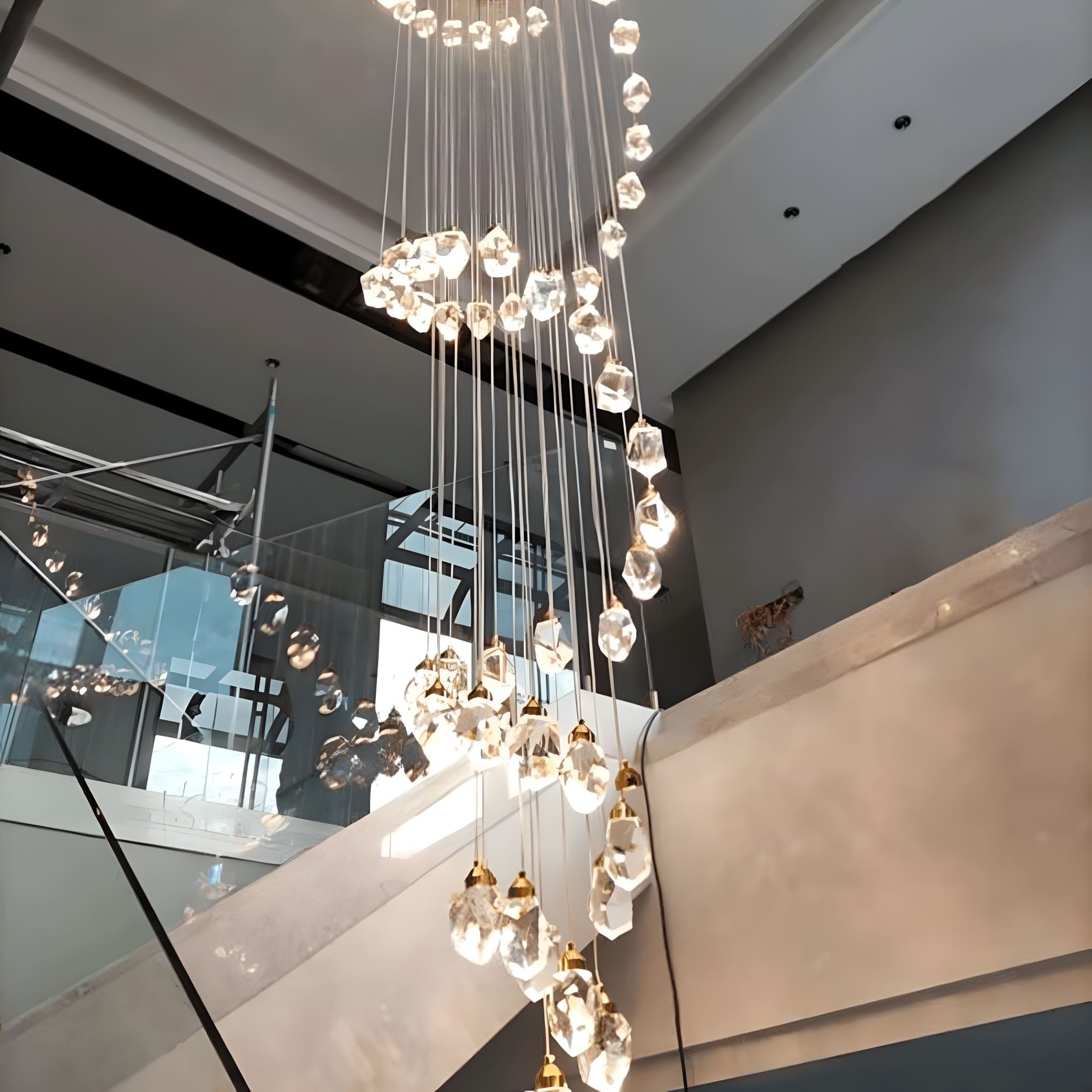 K9 Crystal Diamond Cascade Chandelier - view 14