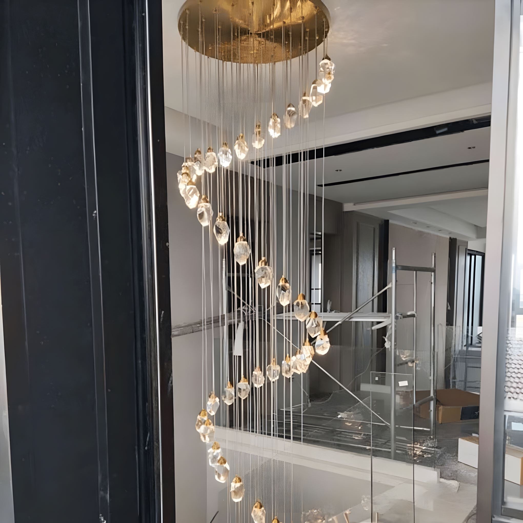 K9 Crystal Diamond Cascade Chandelier - view 15