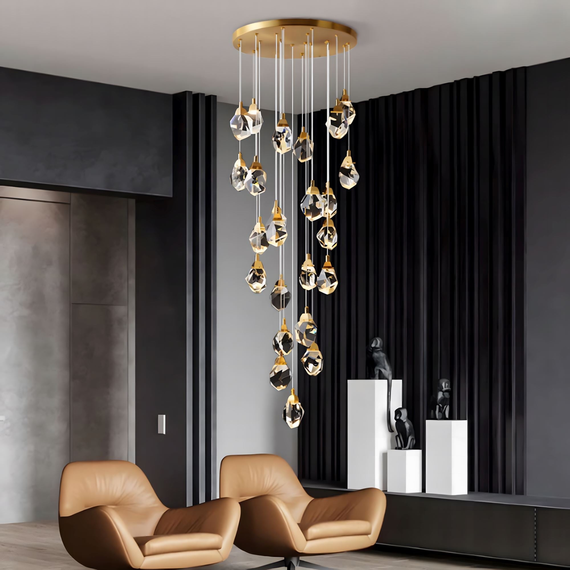 K9 Crystal Diamond Cascade Chandelier - view 17
