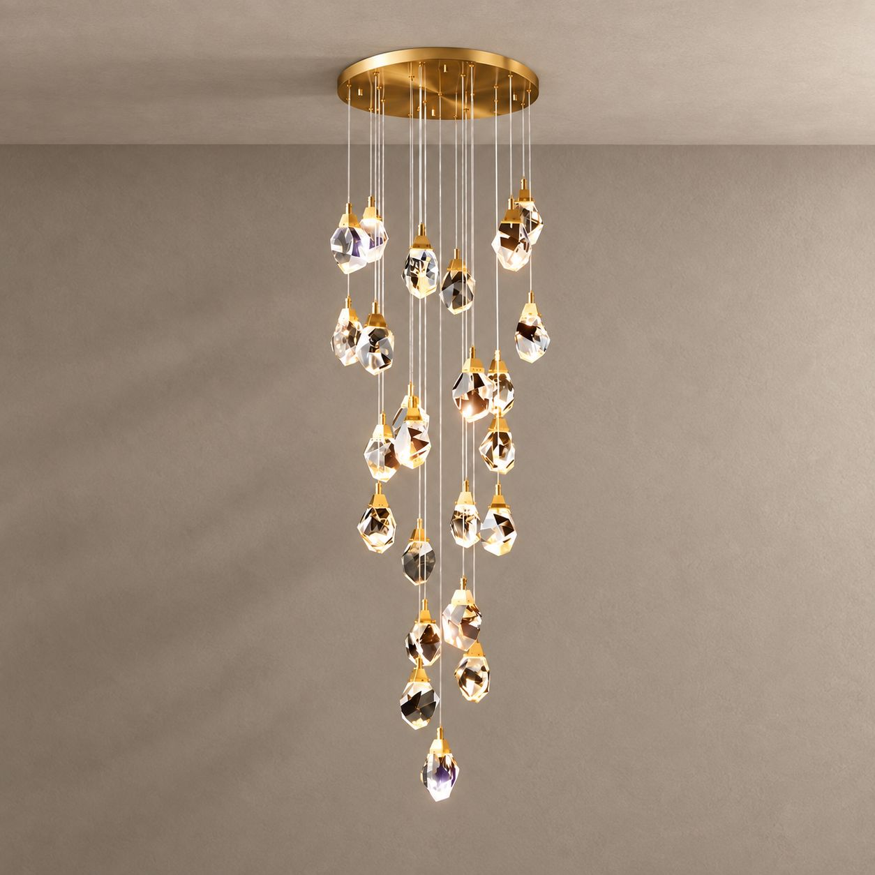 K9 Crystal Diamond Cascade Chandelier - view 21
