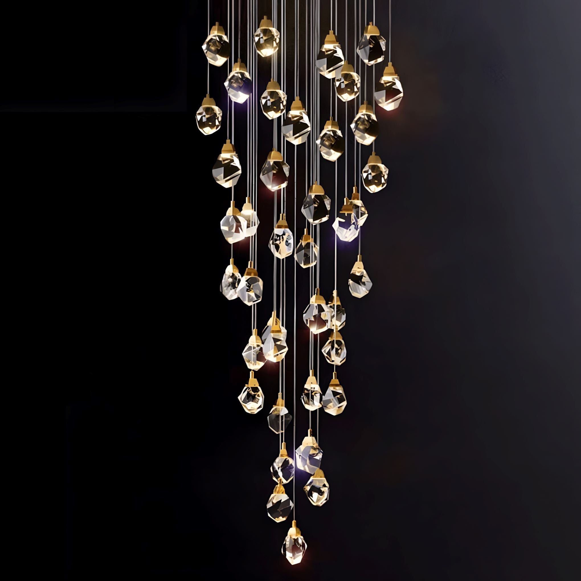 K9 Crystal Diamond Cascade Chandelier - view 9