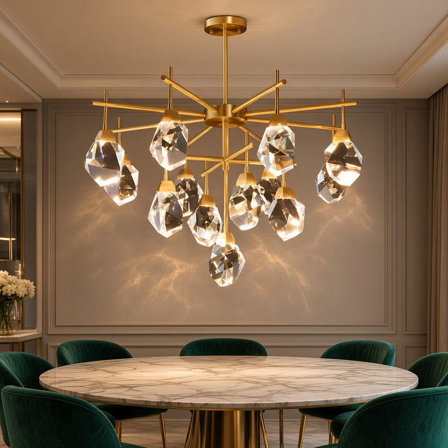 K9 Crystal Rock Chandelier for Living Room