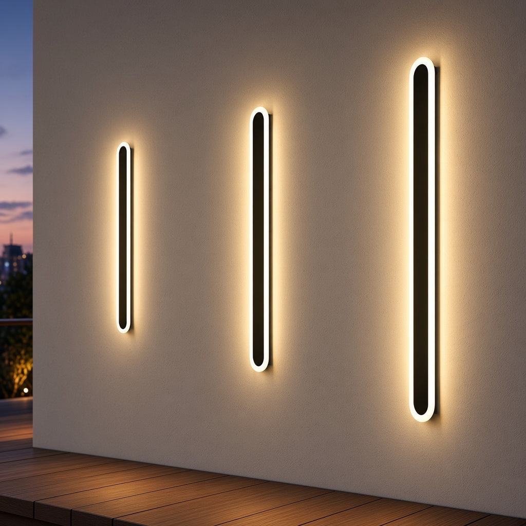 Laser-Cut Iron Linear LED Wall Light