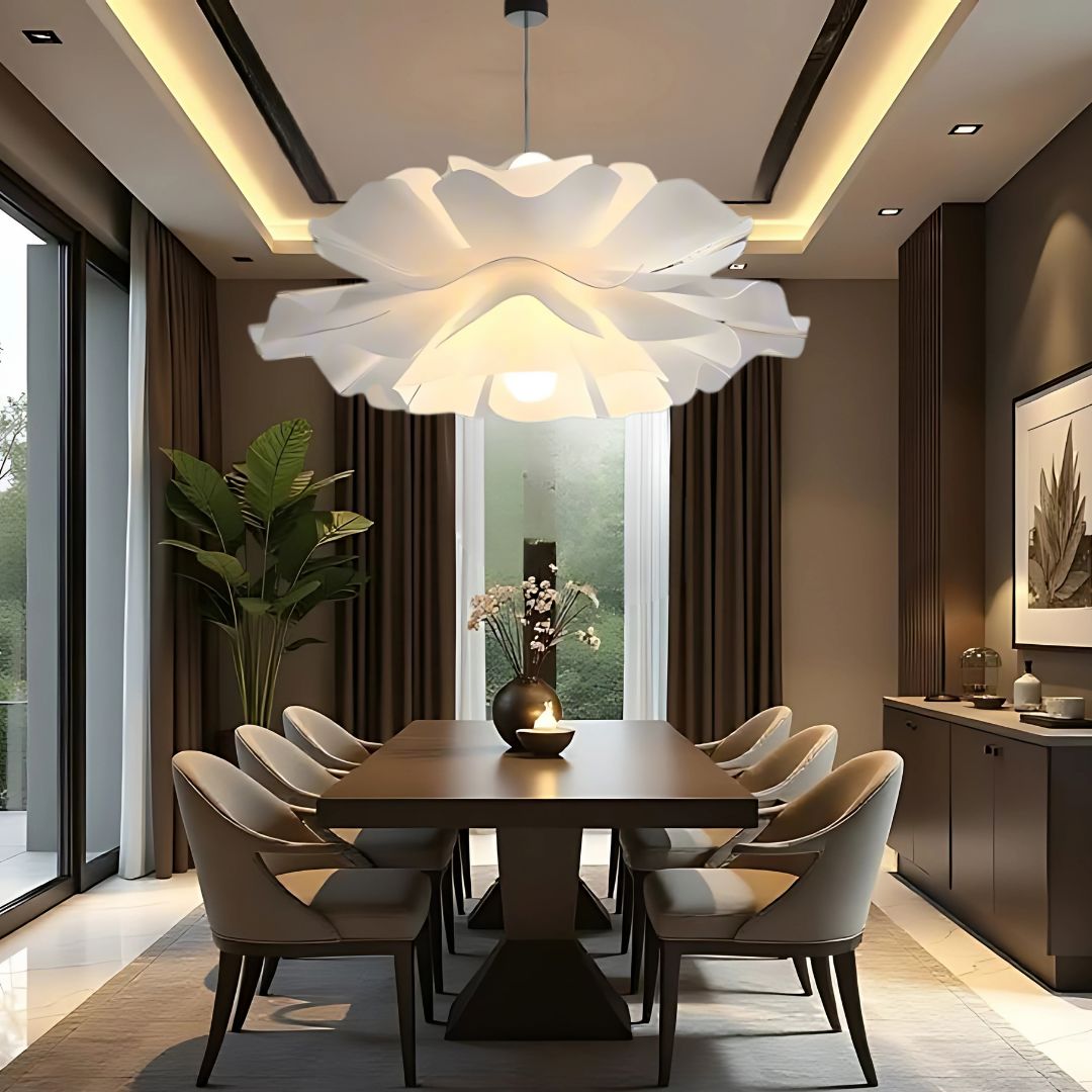 Layered Acrylic Flower Pendant Light - view 3