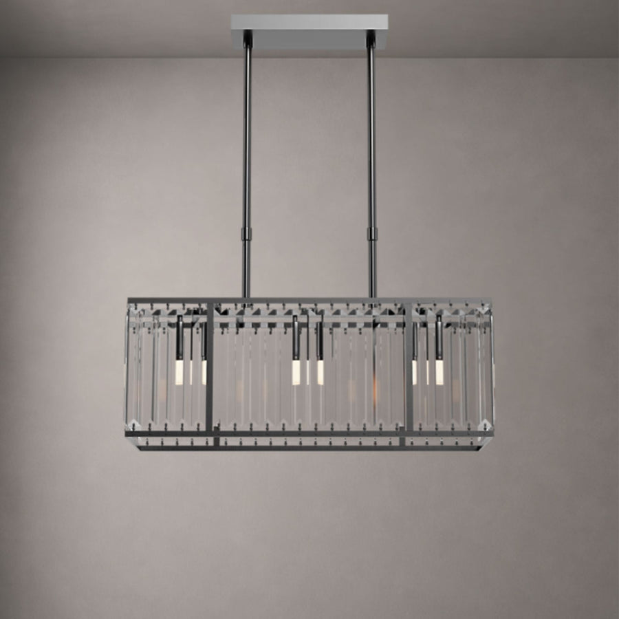 Layered Glass LED Chandelier