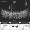 Leaf Crystal Drop Branch Chandelier - view 12