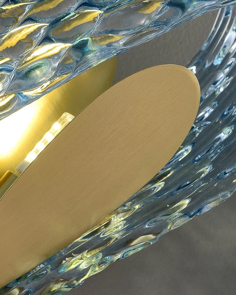 Leaf Glass Rectangular Dining Chandelier - view 16