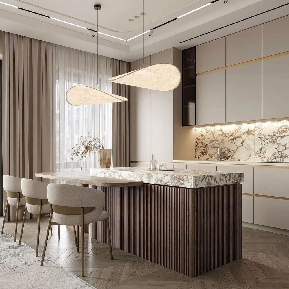 Leaf Shaped LED Pendant Light - view 9