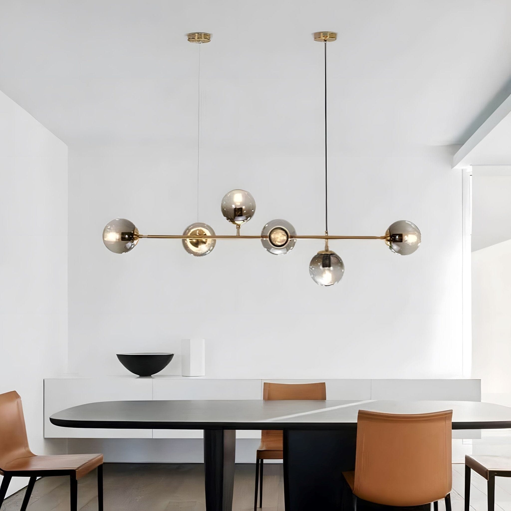 Loft Bubble Glass Linear Chandelier - view 5