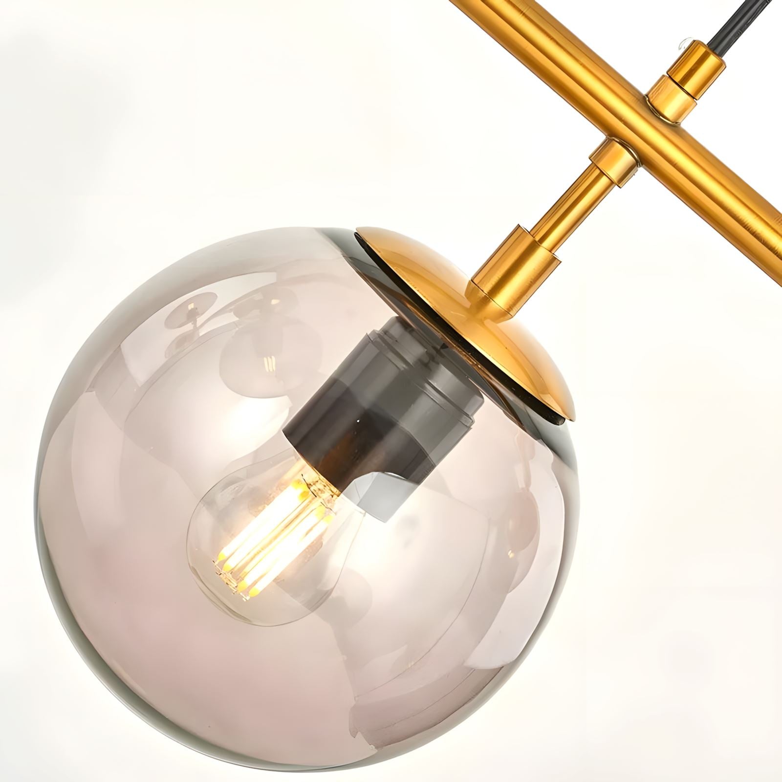 Loft Bubble Glass Linear Chandelier - view 7