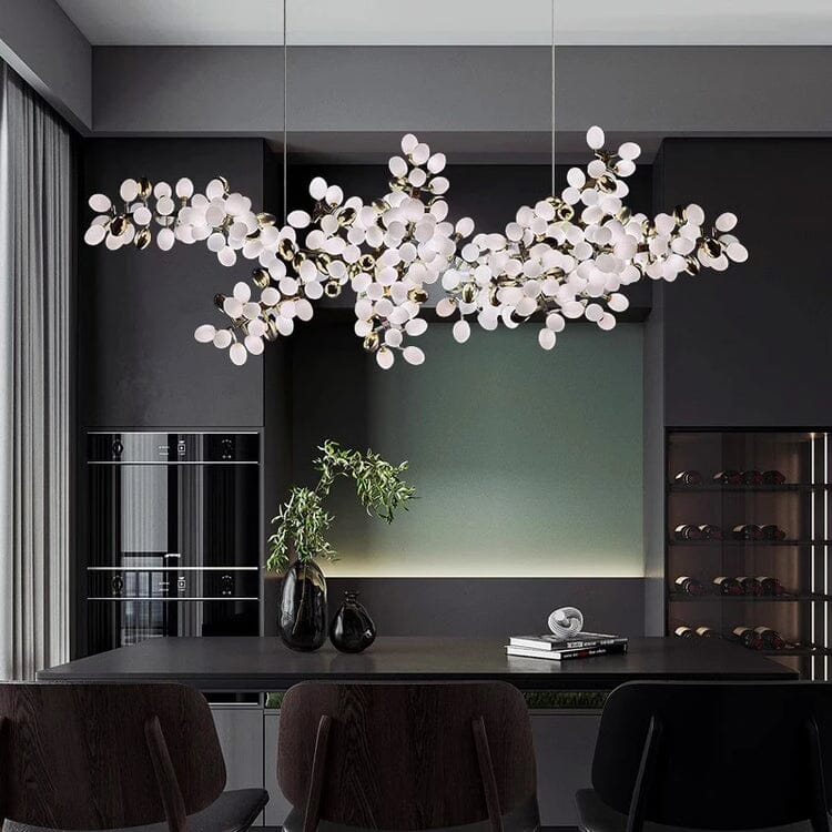 Milk Glass Orb Branch Chandelier - view 12