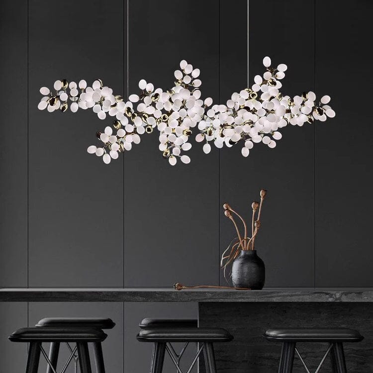 Milk Glass Orb Branch Chandelier - view 2