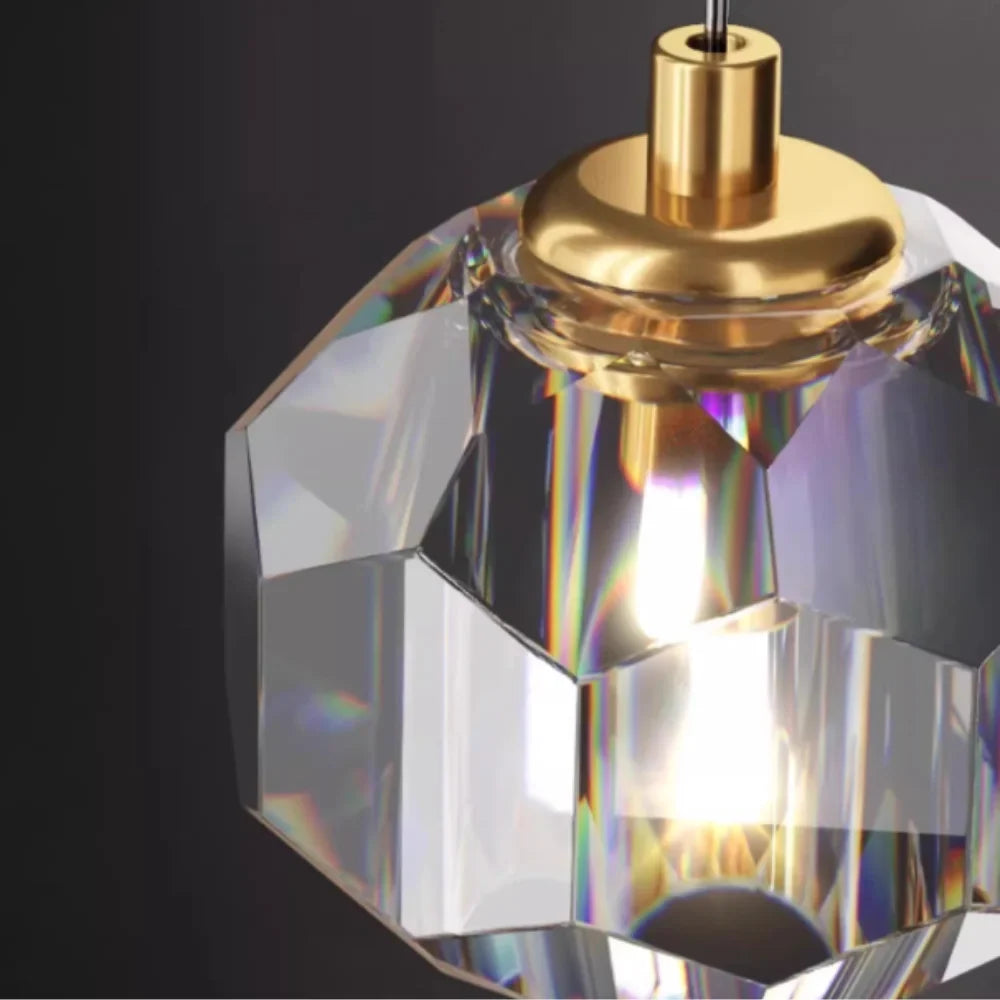 Mini Crystal Drop Pendant Light - view 13