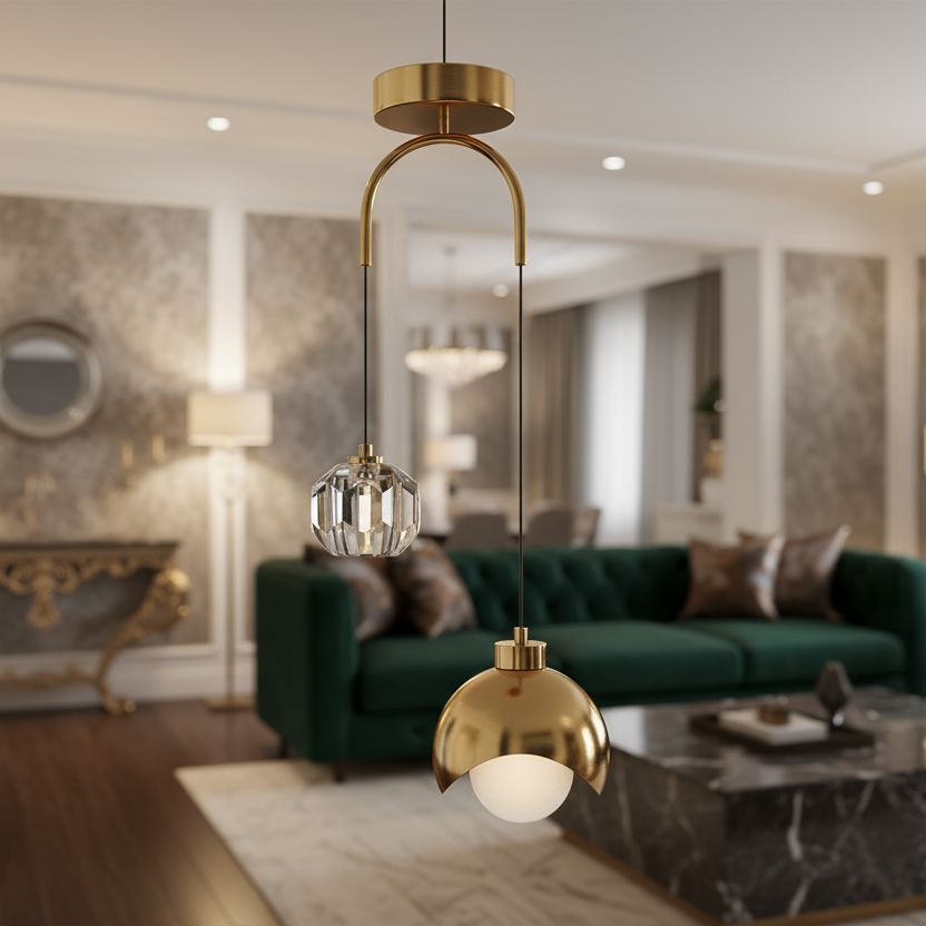 Mini Crystal Drop Pendant Light - view 16