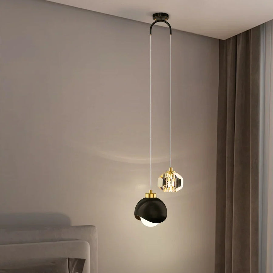 Mini Crystal Drop Pendant Light