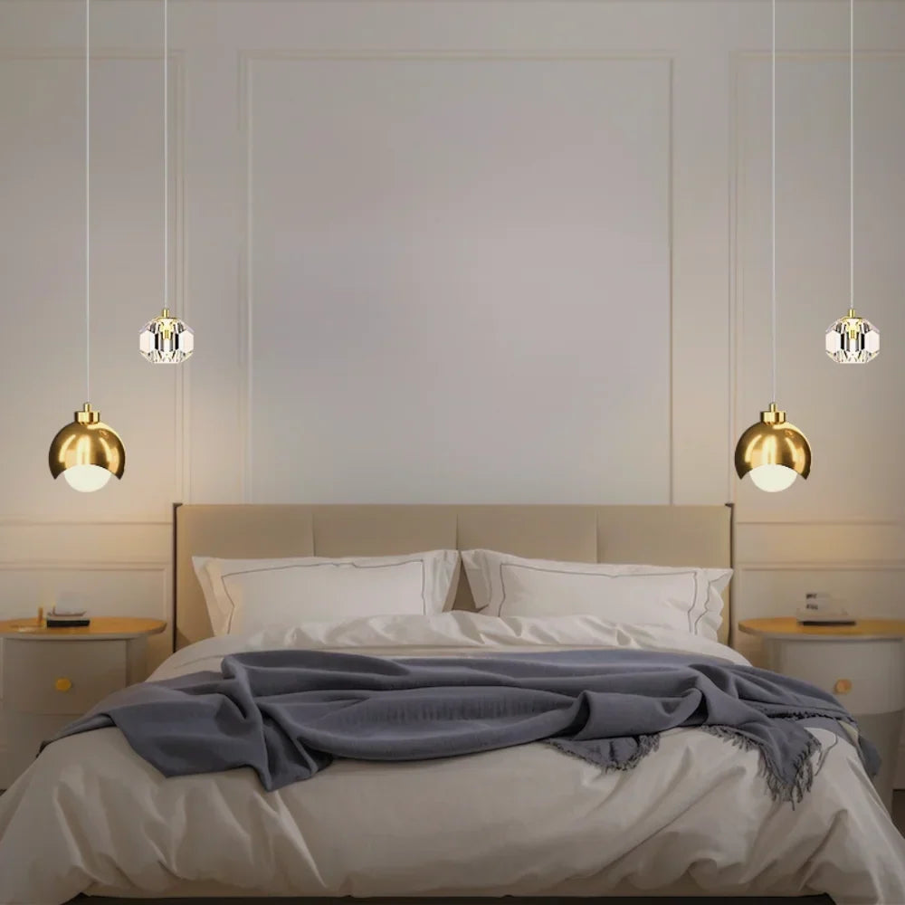 Mini Crystal Drop Pendant Light - view 5