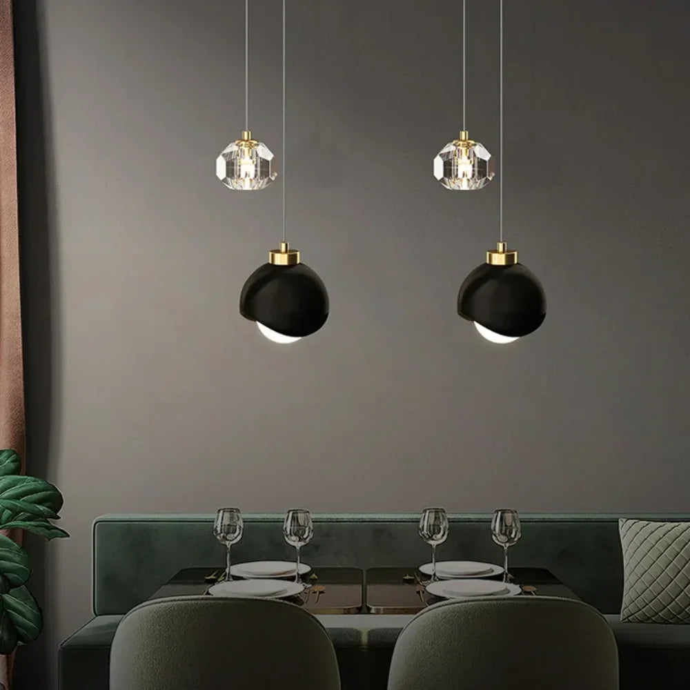 Mini Crystal Drop Pendant Light - view 7