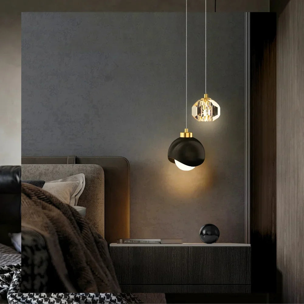 Mini Crystal Drop Pendant Light - view 8