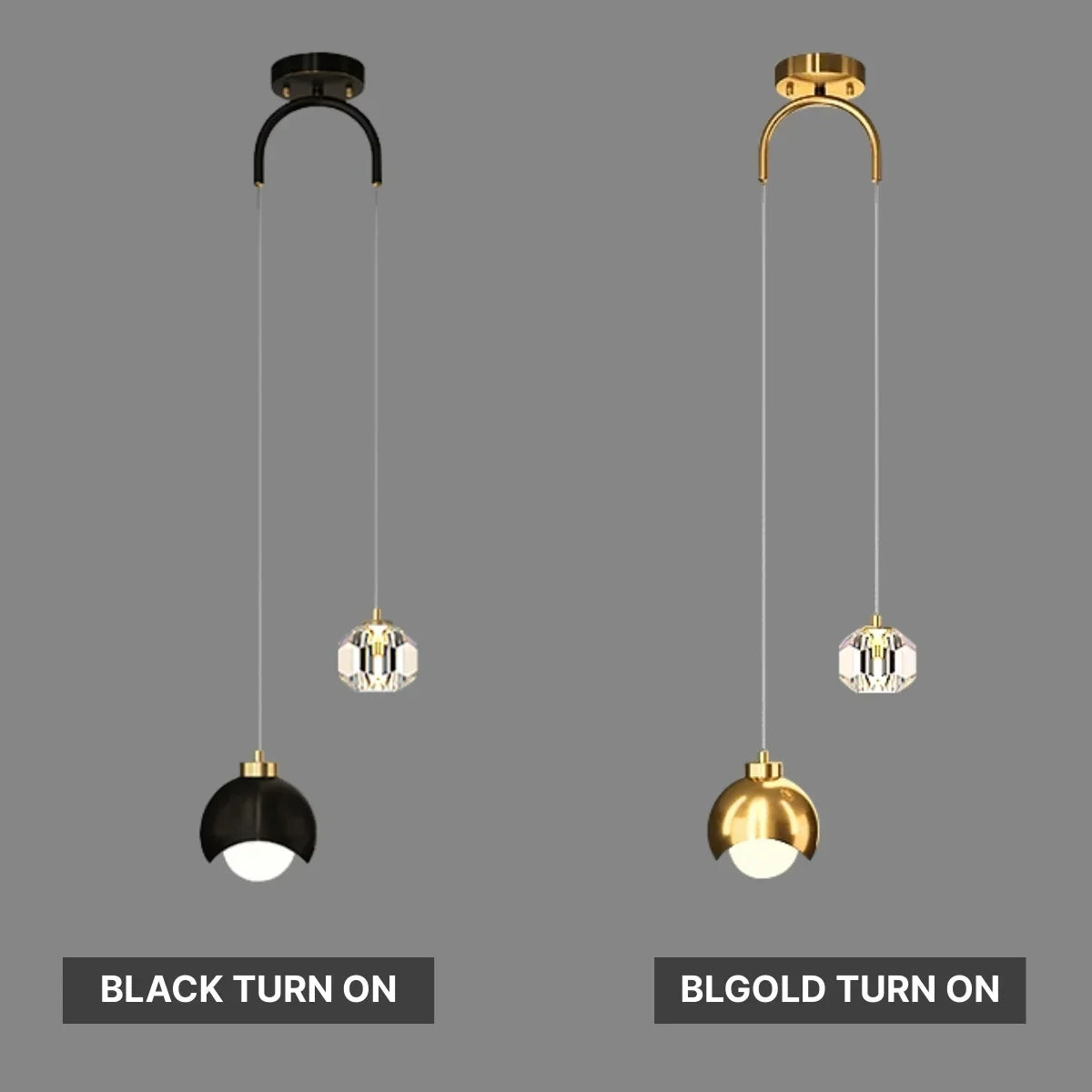 Mini Crystal Drop Pendant Light - view 9