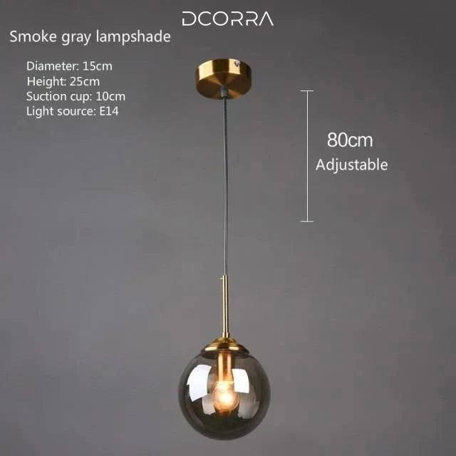 Minimalist Glass Drop Pendant Light - view 9