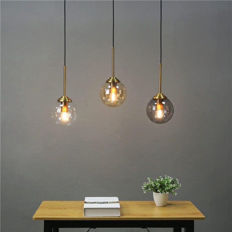 Minimalist Glass Drop Pendant Light - view 5