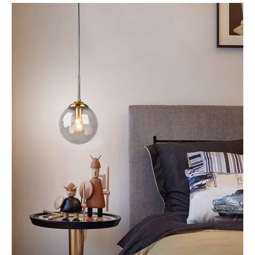 Minimalist Glass Drop Pendant Light - view 6