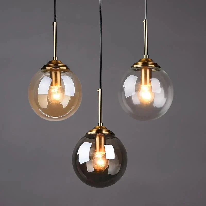 Minimalist Glass Drop Pendant Light - view 7