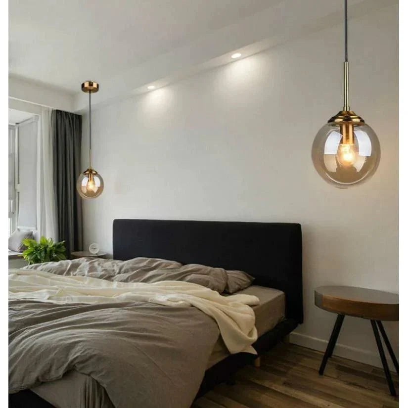Minimalist Glass Drop Pendant Light - view 8
