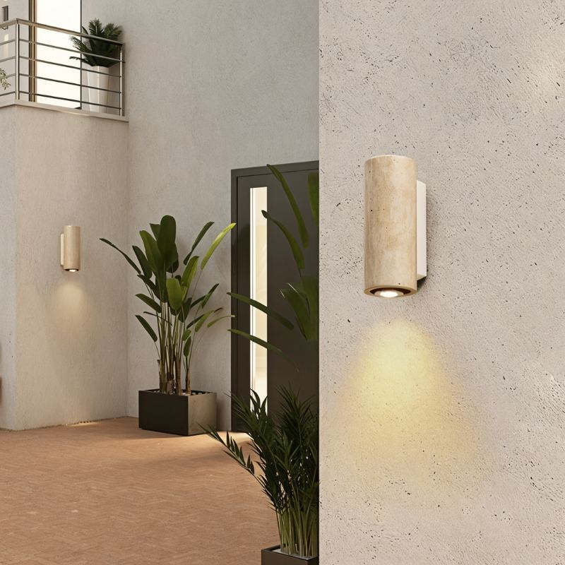 Luxury Travertine Wall Sconce