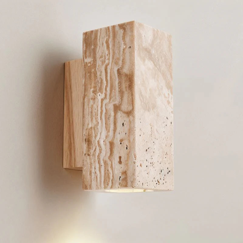 Luxury Travertine Wall Sconce