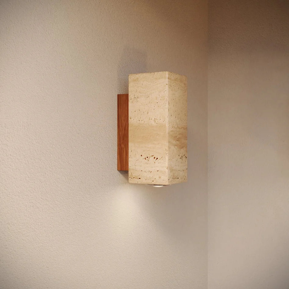 Luxury Travertine Wall Sconce