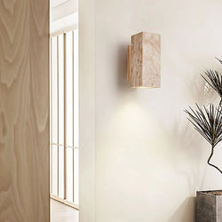 Luxury Travertine Wall Sconce