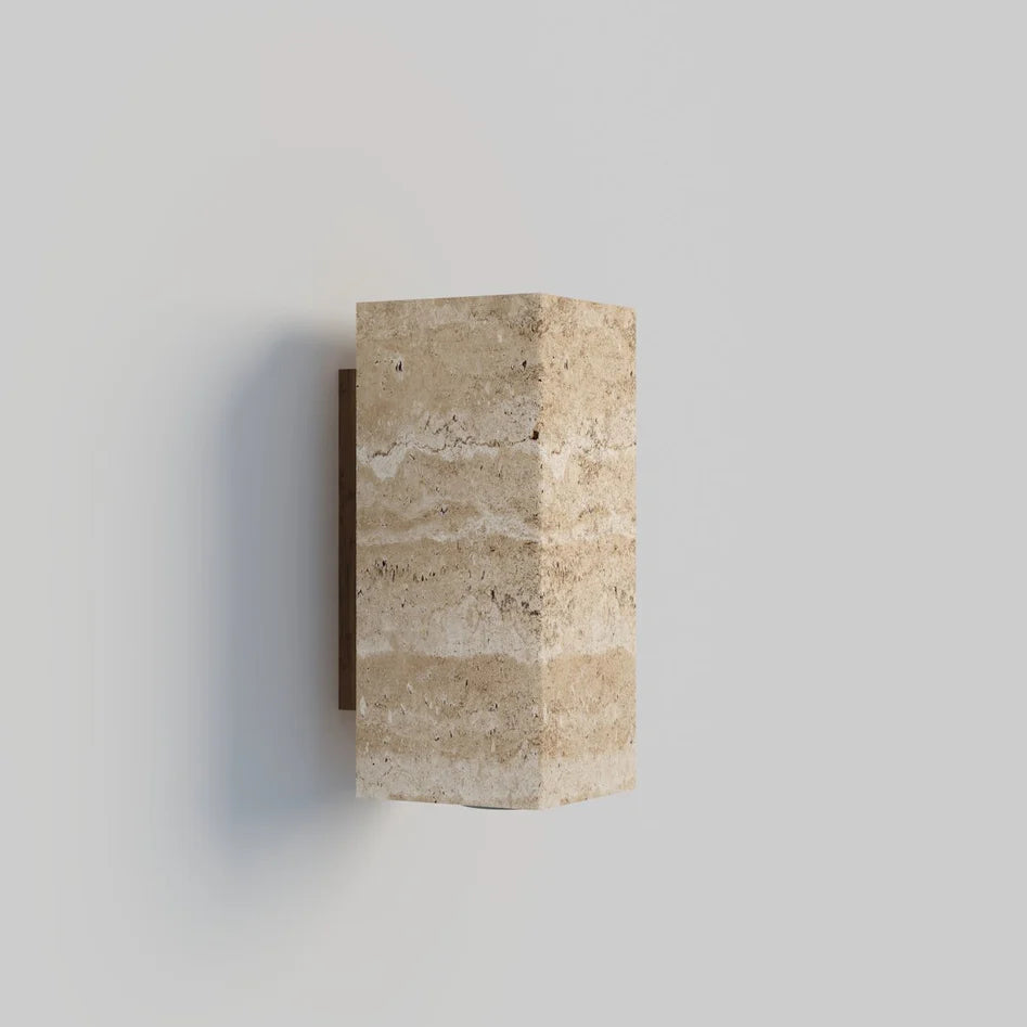 Luxury Travertine Wall Sconce