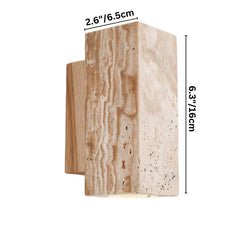 Luxury Travertine Wall Sconce