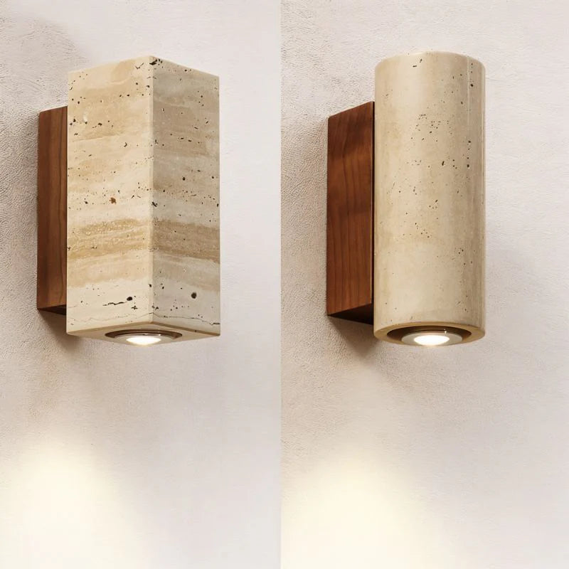 Luxury Travertine Wall Sconce