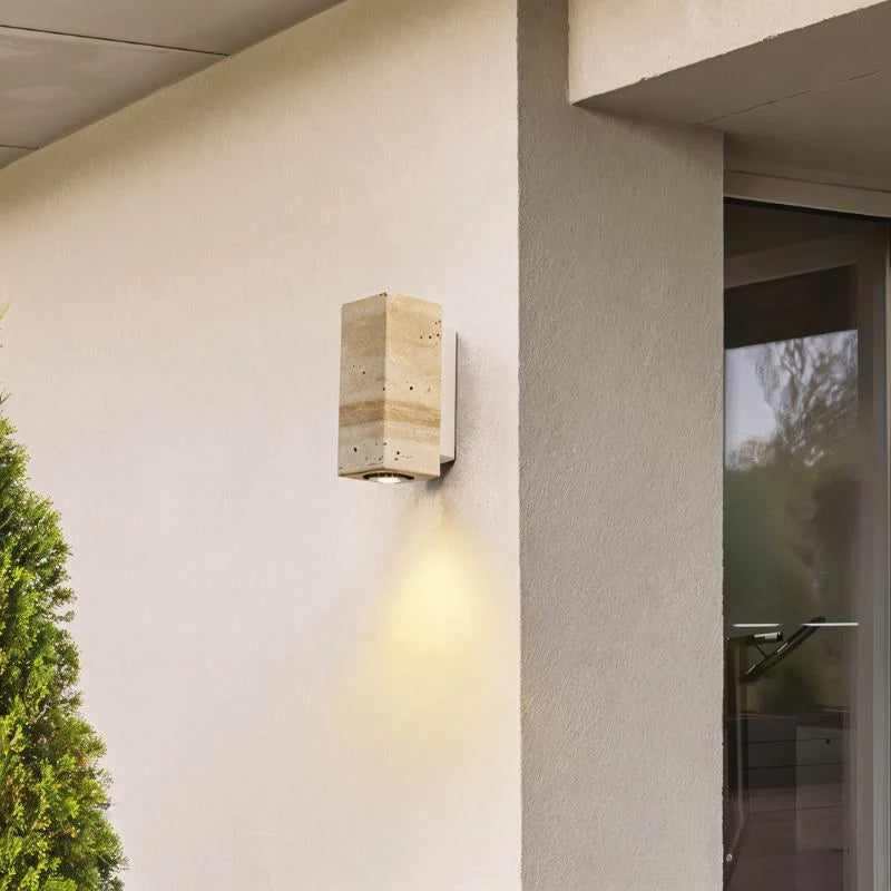 Luxury Travertine Wall Sconce