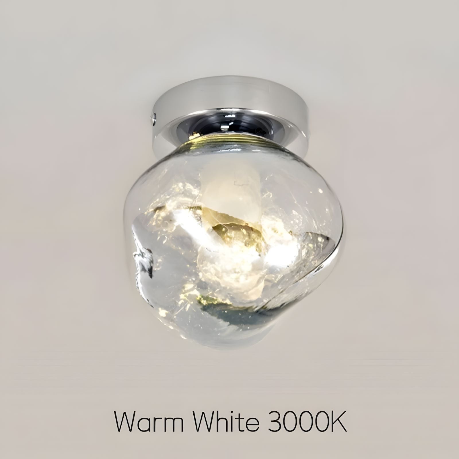 Mirrored Lava Glass Wall Light - view 11