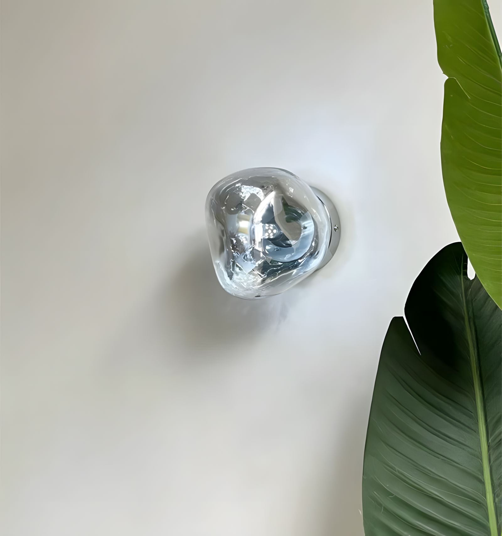 Mirrored Lava Glass Wall Light - view 15