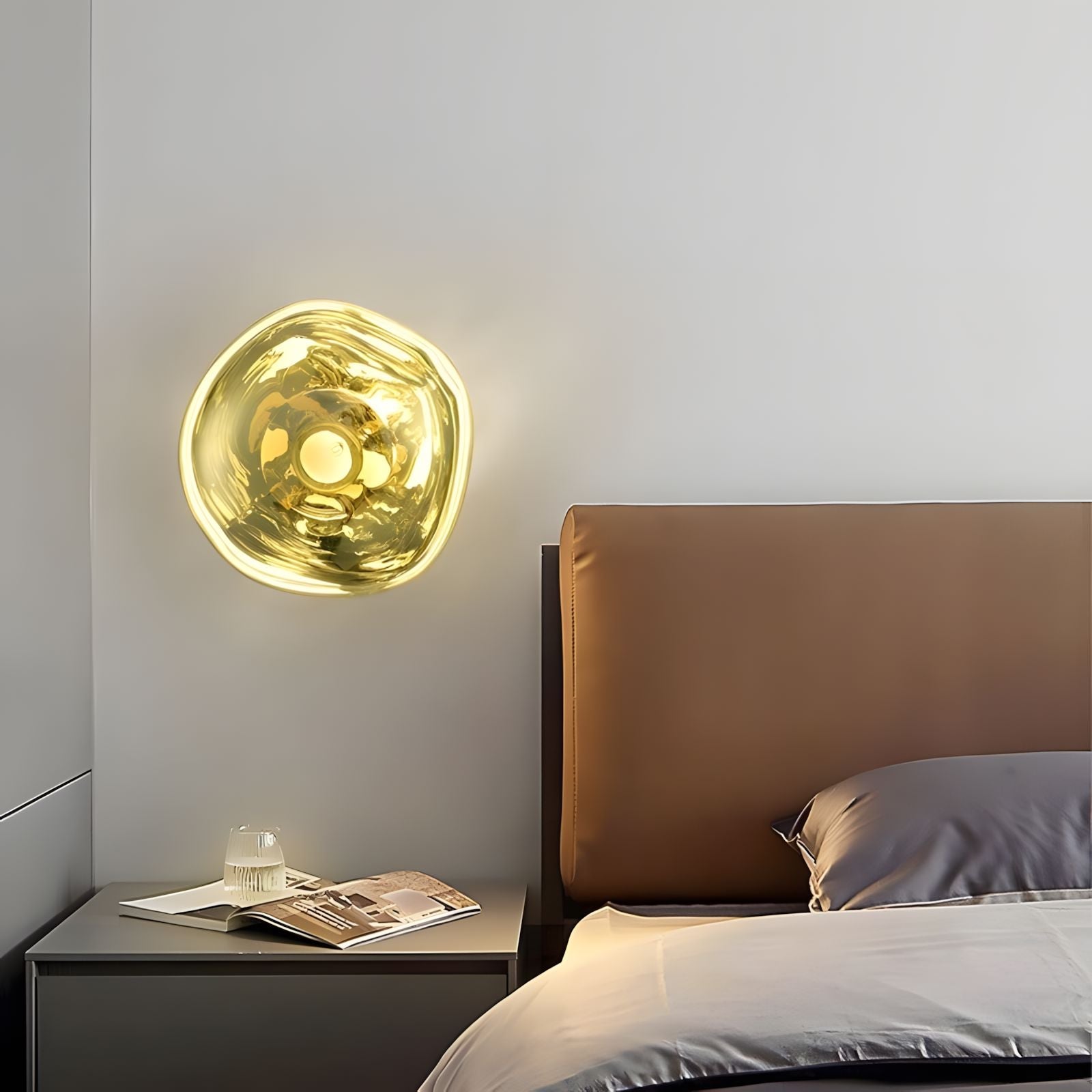 Mirrored Lava Glass Wall Light - view 16
