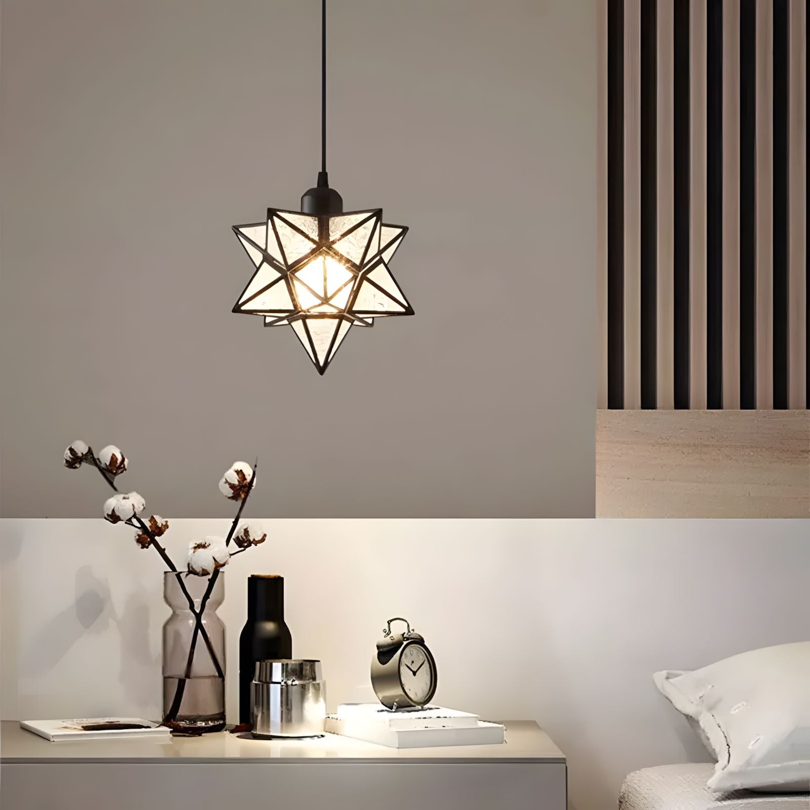 Modern Moravian Star Pendant Light - view 5
