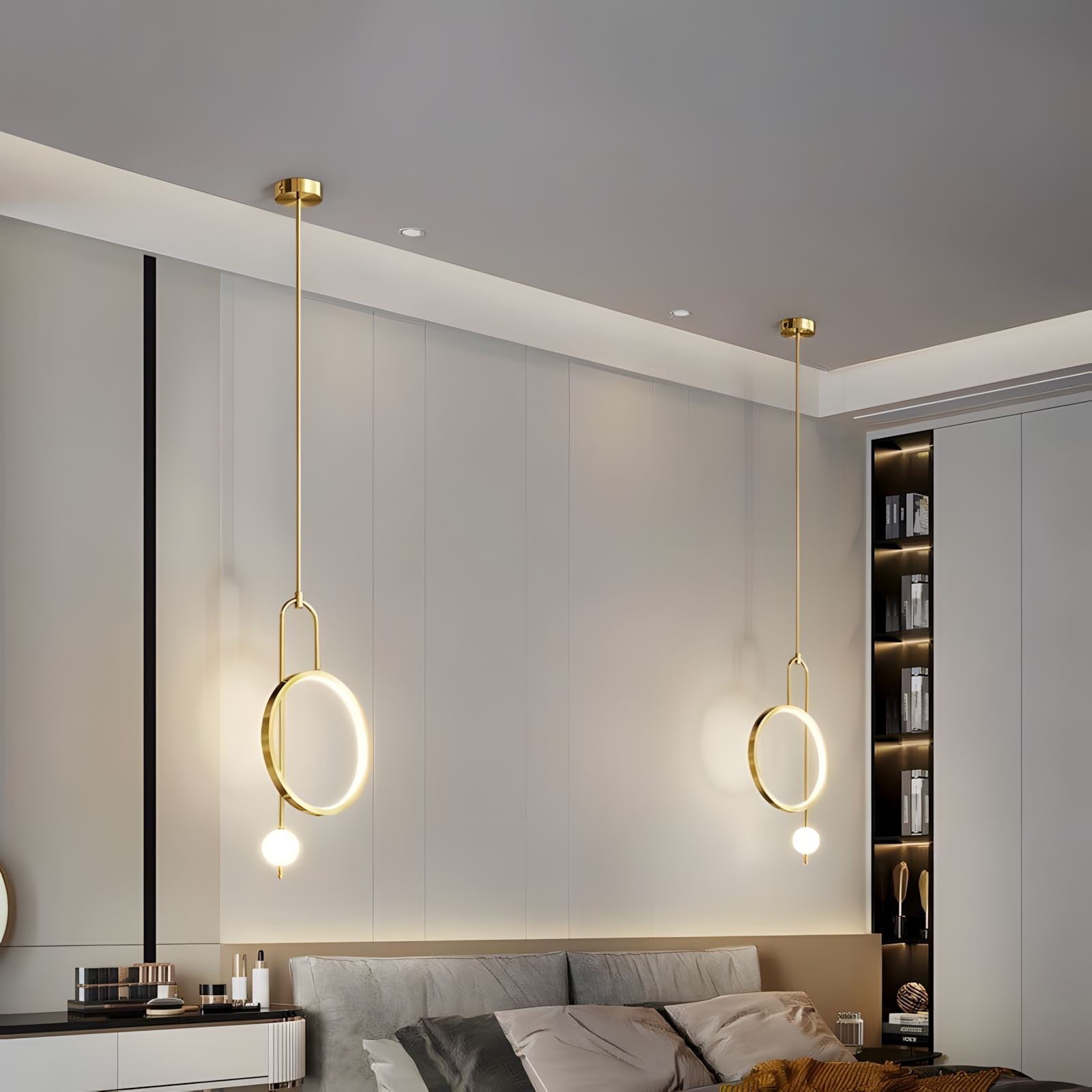Modern Ring Pendant Light - view 3