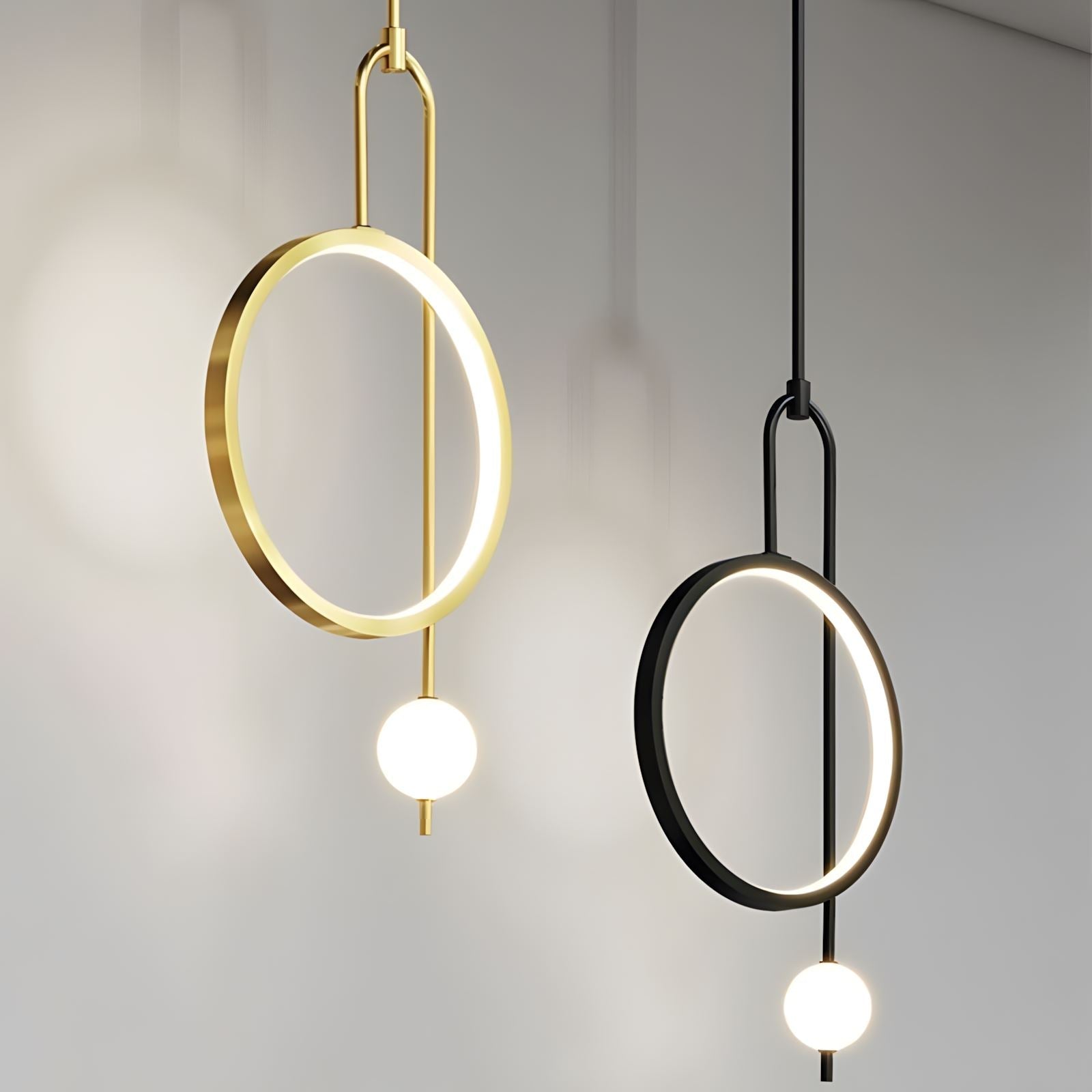 Modern Ring Pendant Light - view 5