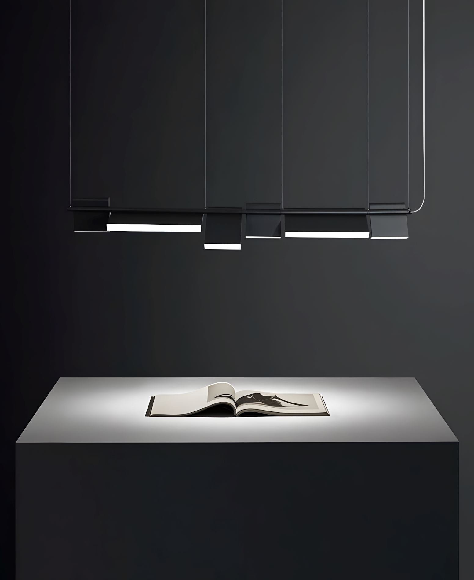 Modular Rectangle LED Chandelier - view 2