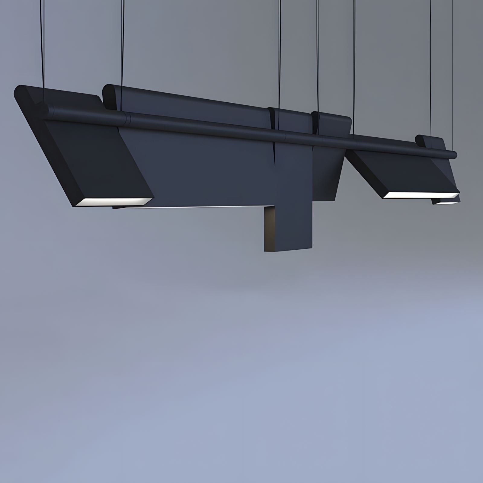 Modular Rectangle LED Chandelier - view 3